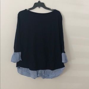 Loft outlet sweater two piece look.